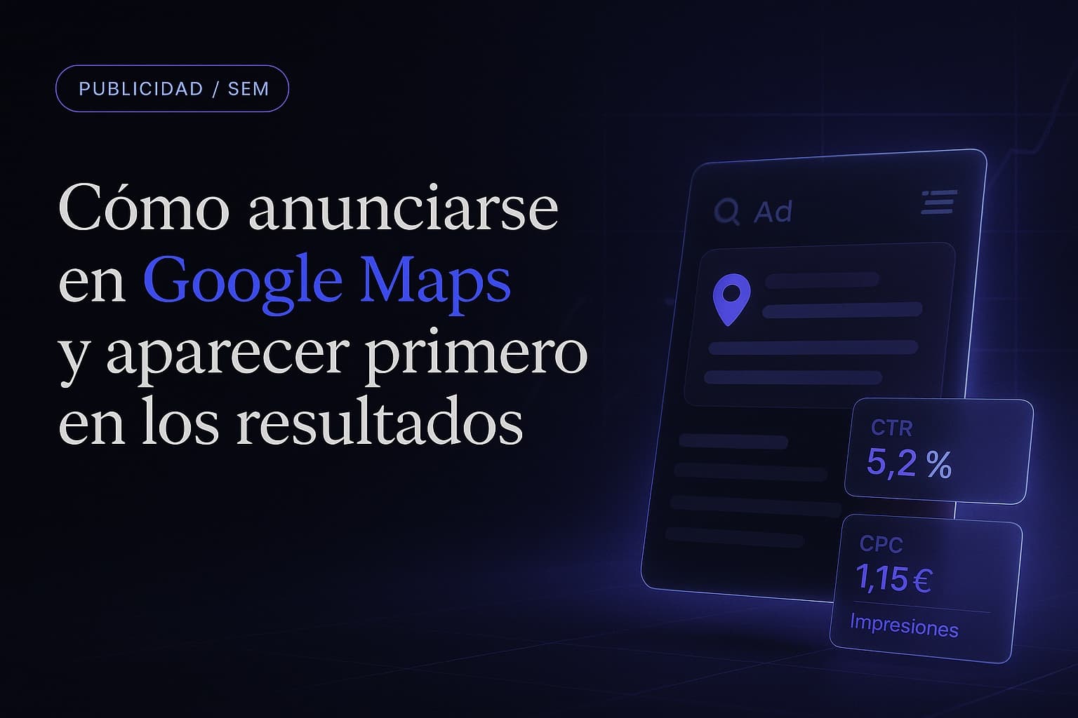 Cómo anunciarse en Google Maps y aparecer primero en los resultados
