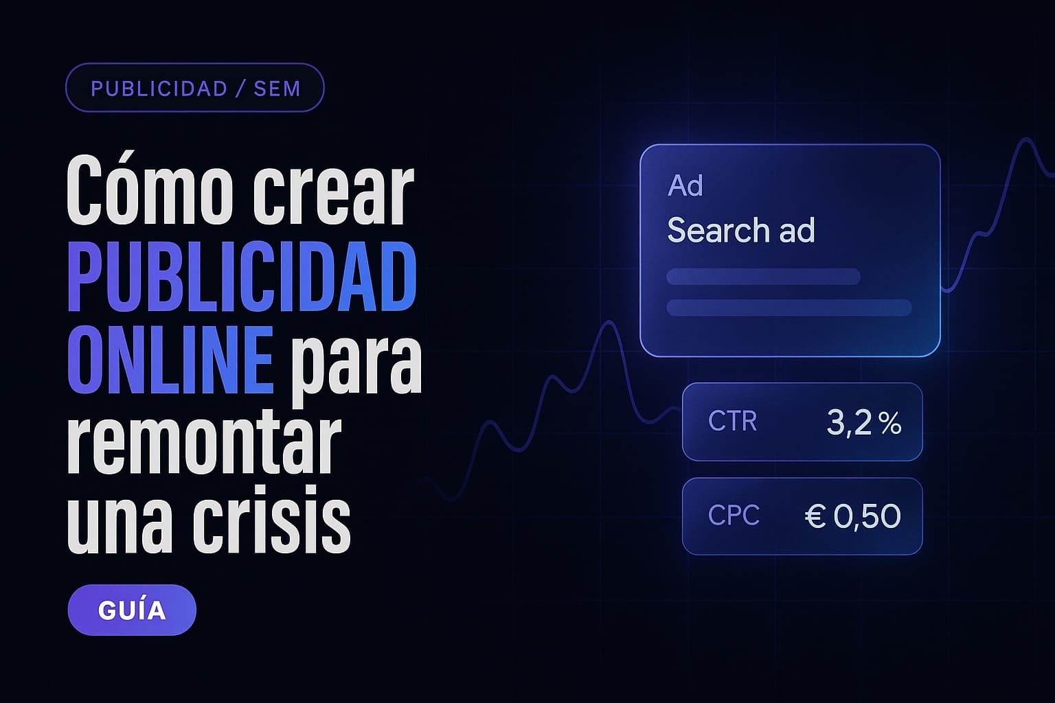 Cómo crear publicidad online para remontar una crisis