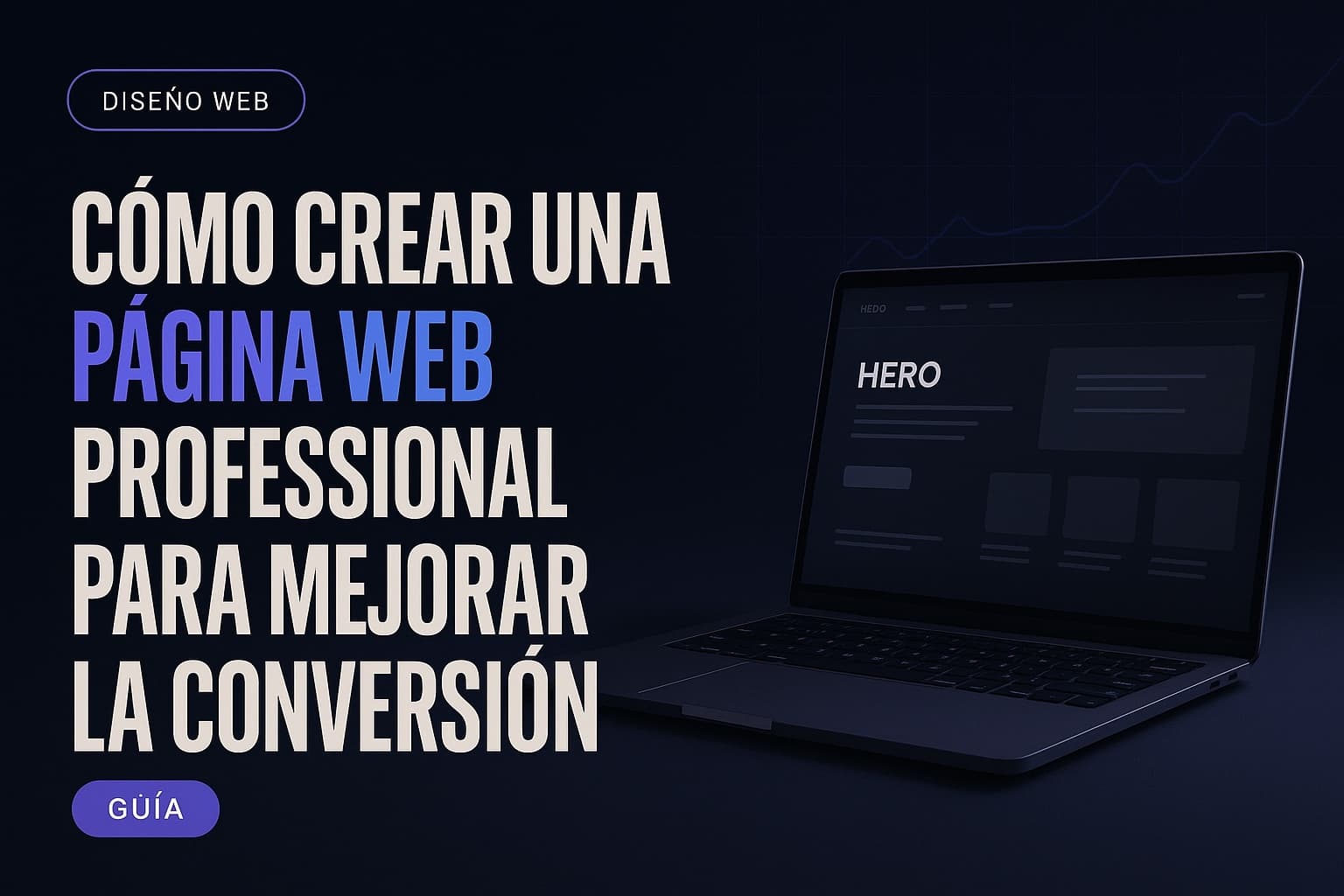 Cómo crear una pagina web profesional para mejorar la conversión