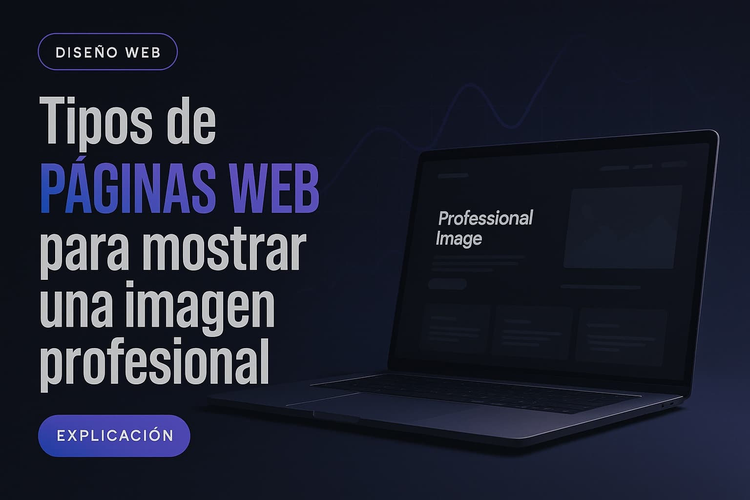 Tipos de páginas web para mostrar una imagen profesional